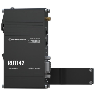 Teltonika RUT142 RS232 Router for secure network segmentation, 2 fast ethernet ports, WiFi, RMS compatible